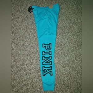Pink sweatpants nwts XS